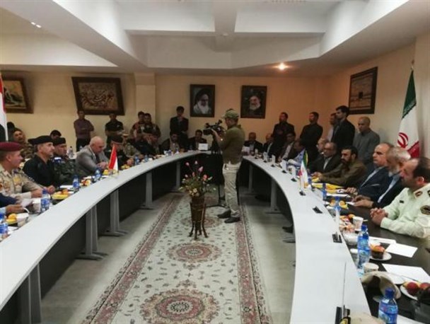 نشست مشترک هیئت اعزامی از کشور عراق با طرفین ایرانی در مرز خسروی برگزار شد + تصاویر