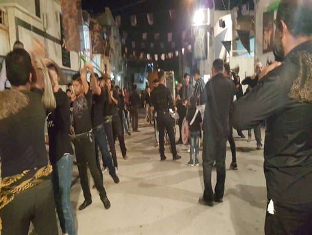 عزاداری کوچه در محلات جنوبی شهر بوشهر
