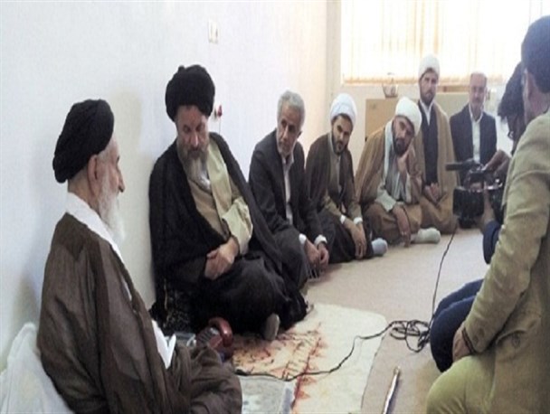 دیدار آیت الله ملک حسینی با میراحمد تقوی+تصاویر
