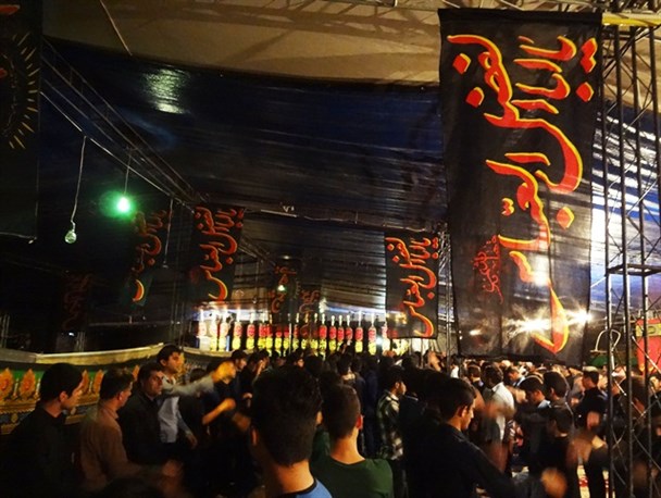 مراسم سوگواری شب پنجم محرم در شهر لیکک