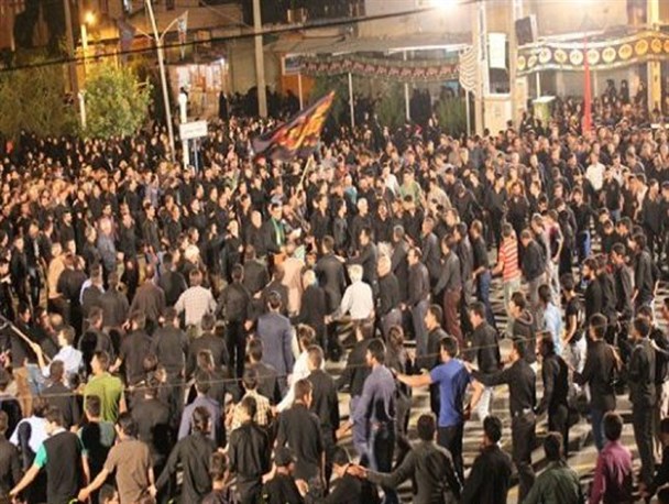اجتماع بزرگ عزادارن حسینی در شهرستان چرام + تصاویر