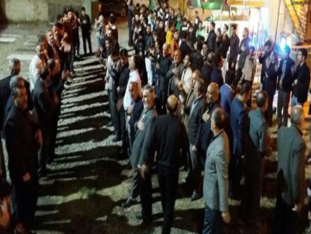 مراسم عزاداری شب پنجم ماه محرم در روستای پهناجی +تصاویر