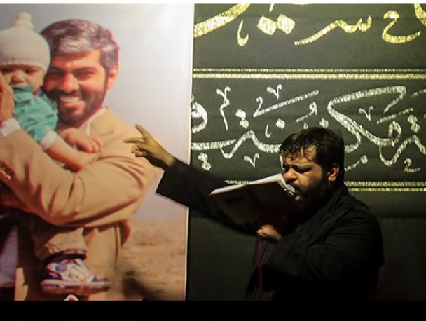 تصاویر / مراسم گرامیداشت شهیدمدافع حرم"نادر حمید"