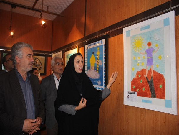 افتتاح نمایشگاه هنری قرآنی وعترت در یاسوج/تصاویر