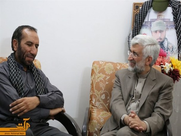 سعید جلیلی با خانواده شهید حمزه دیدار و گفتگو کرد +تصاویر