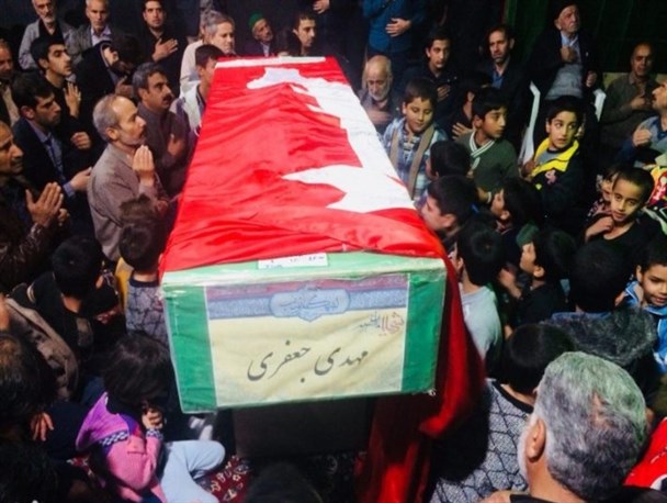 مجالس عزاداری برخوار به قدوم شهید مدافع حرم مزین شد+ تصاویر