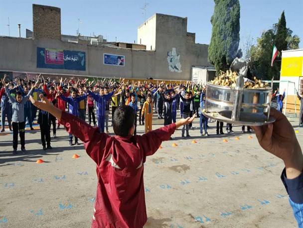 اجرای طرح  ورزش همگانی در دبستان های نی ریز