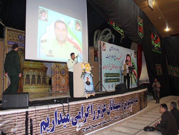 مراسم اربعین شهید مدافع حریم امنیت سید عبدالخالق فرزادیان برگزار شد+تصاویر
