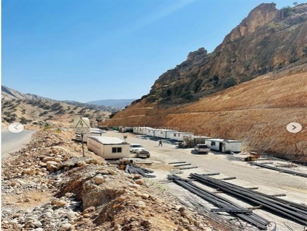 اجرای جاده پاتاوه-دهدشت شاهکار مهندسی در دل زاگرس+تصاویر