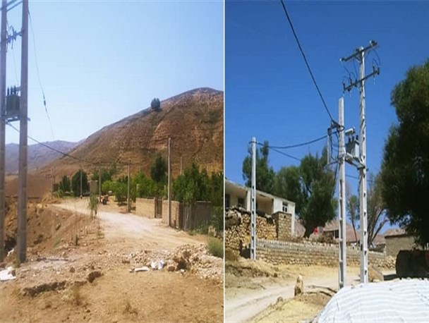 برق‌رسانی به دو روستای سخت‌گذر در شهرستان کوهرنگ