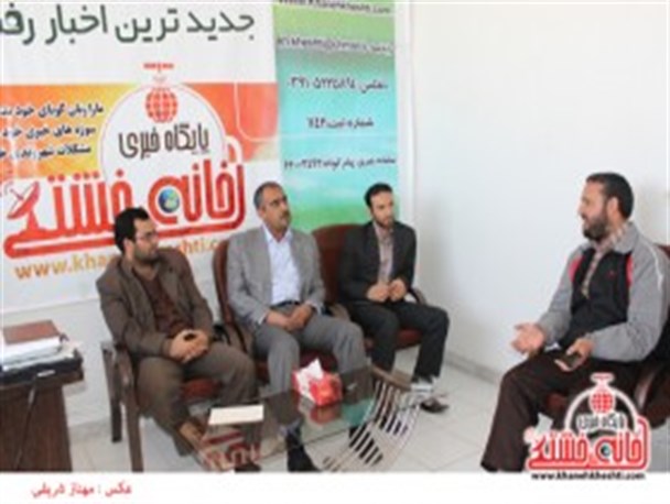 رئیس اداره فرهنگ و ارشاد اسلامی رفسنجان از دفتر پایگاه اطلاع رسانی خانه خشتی بازدید کرد