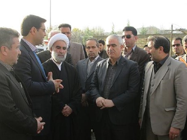 ادای احترام استاندار به مقام شهدا و بازدید از پروژه کتابخانه مرکزی شیروان