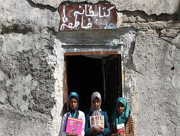 کتابخانه فاطمه ها روستای دهکهان کهنوج هنوز فاطمه ها را دارد