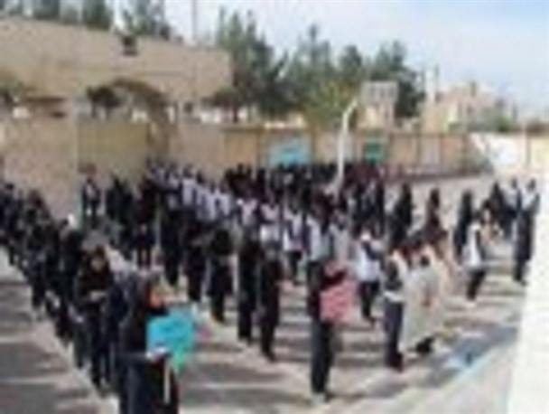 آیین افتتاحیه المپیاد ورزشی دانش آموزی دلیجان برگزار شد