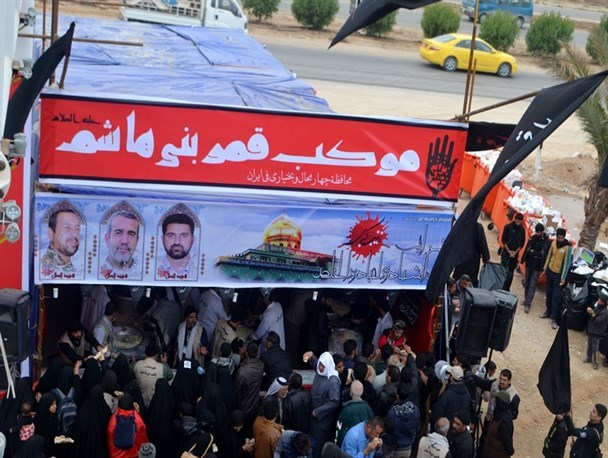 میزبانی از 20 هزار زائر اربعین توسط موکب هرمزگان درکربلا