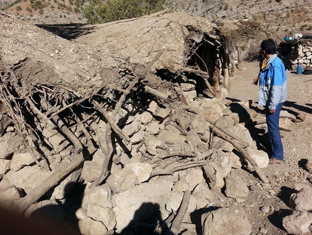 زمین لرزه روستای سه جو گاوشیر کوهرنگ خسارت جانی نداشت + تصاویر
