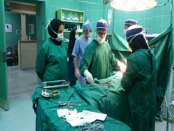 اولین عمل جراحی در بیمارستان شهرستان سرایان با موفقیت انجام گرفت