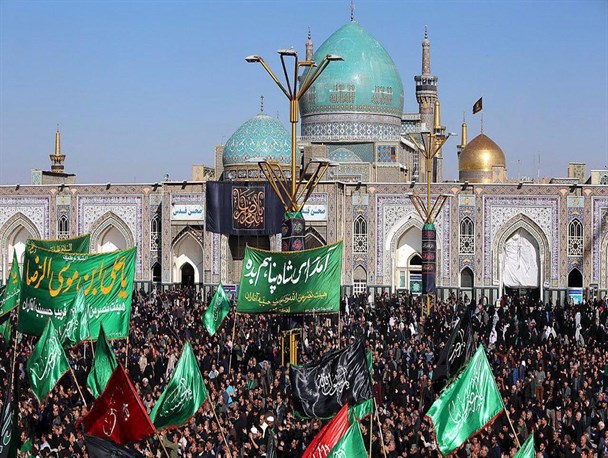 اجتماع عزاداران رضوی در حرم مطهر امام رضا(ع) برگزار شد