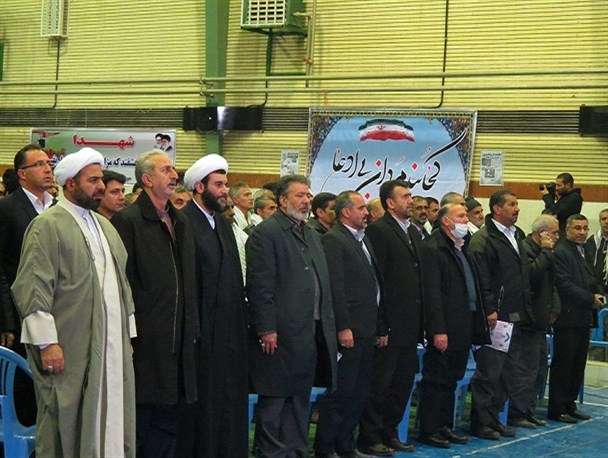 چهره ها در یادواره سرداران ، فرماندهان ،150 شهید و دو لاله گمنام سریش آباد از نگاه دوربین