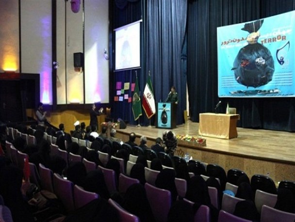 برگزاری همایش دانش آموزی«جهان بدون ترور» با حضور سردار شریف در گرگان+تصاویر