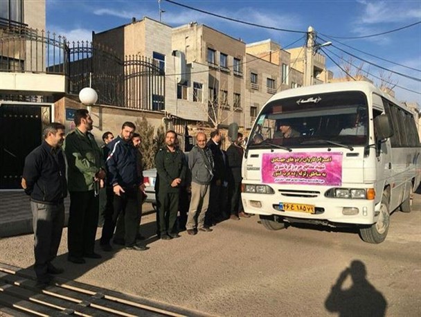 سومین گروه جهادی سپاه امام سجاد(ع) قزوین به کرمانشاه اعزام شد