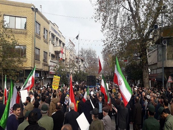 راهپیمایی باشکوه در حمایت از اقتدار نظام در دیار علویان +تصاویر