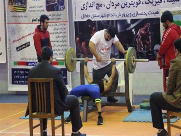 مسابقات پرس سینه شهرستان خلخال نفرات برتر خود را شناخت+ تصاویر