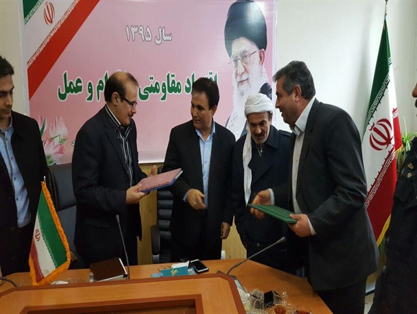 مراسم تودیع و معارفه معاون فرمانداری ثلاث باباجانی برگزار شد+تصاویر