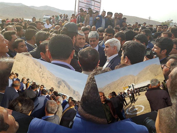 کلنگ‌زنی و شروع عملیات اجرایی جاده ارتباطی بهمئی به رامهرمز+تصاویر