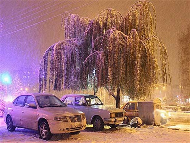 هوای نیر در ایام تعطیلات نوروز برفی و بارانی است