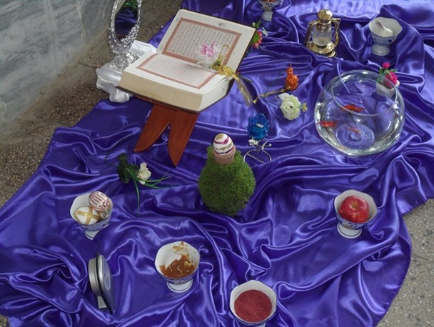 جشنواره سفره هفت‌سین در مدارس نهاوند برگزار شد+ تصاویر