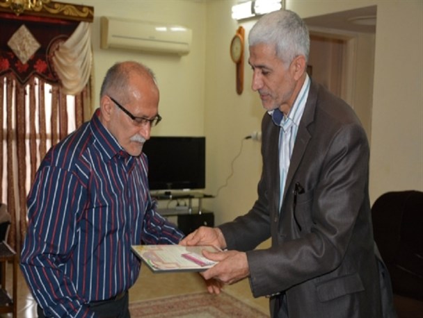 دیدار عیدانه سازمان بسیج اصناف گلستان با خانواده شهید مدافع حرم + تصاویر