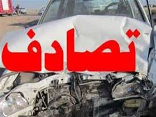 7 مصدوم در پی برخورد پژو با خودروی پراید در زهک