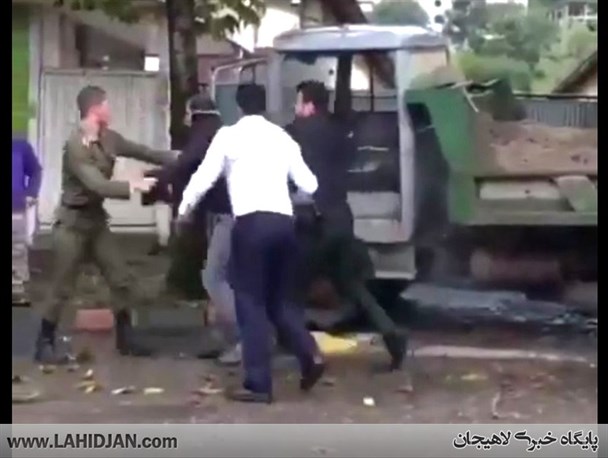 توضیحات پلیس در مورد انتشار فیلم ضرب و شتم راننده خاور در لاهیجان