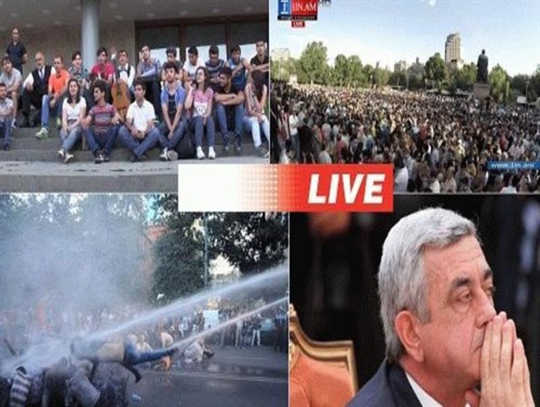 آیا تغییر در نظام سیاسی ارمنستان به تغییر حکومت خواهد انجامید؟/ برپایی چادرهای معترضین در میدان های اصلی ایروان