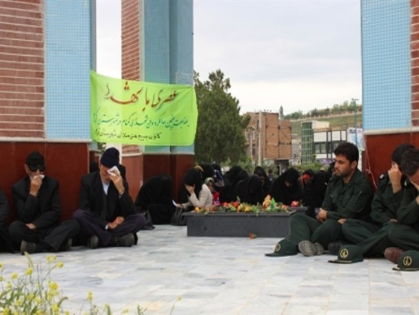 پنجمین سالگرد دفن شهدای گمنام در گرمی برگزارشد