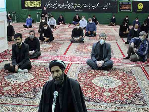 مراسم احیاء شب ۲۳ ماه رمضان در سرخس