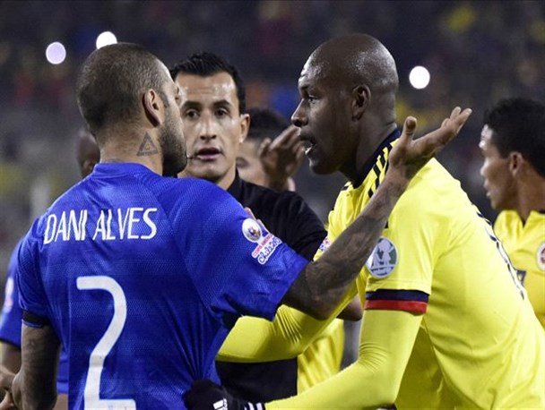 تصاویر دیدار برزیل و کلمبیا