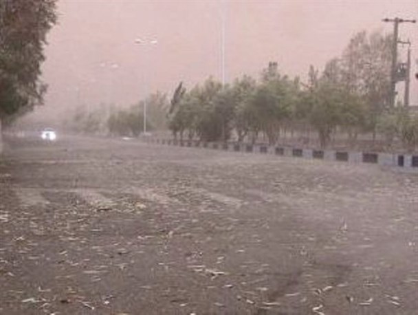 شهرستان بهمئی با دمای 41درجه میزبان پدیده منحوس ریزگردها