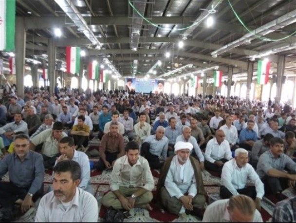 نماز جمعه جهرم در ماه رمضان+تصویر