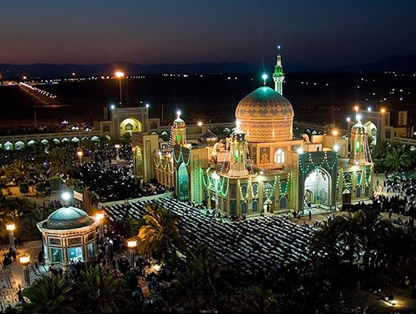 احیای شب ۲۳ ماه رمضان در آستان امامزاده حسین‌بن موسی‌الکاظم(ع)