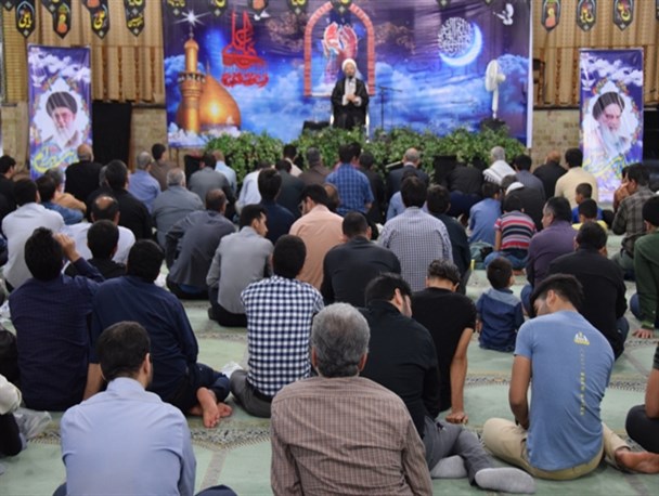 احیای شب بیست و سوم ماه رمضان در مسجدسلیمان+تصاویر