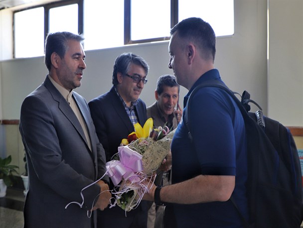 تیم ملی والیبال ایران وارد اردبیل شد