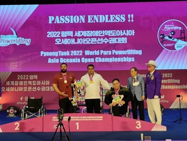 پاراوزنه برداری آزاد قهرمانی آسیا و اقیانوسیه| مدال طلا برگردن امین زاده/ مدال برنز به صیادی رسید