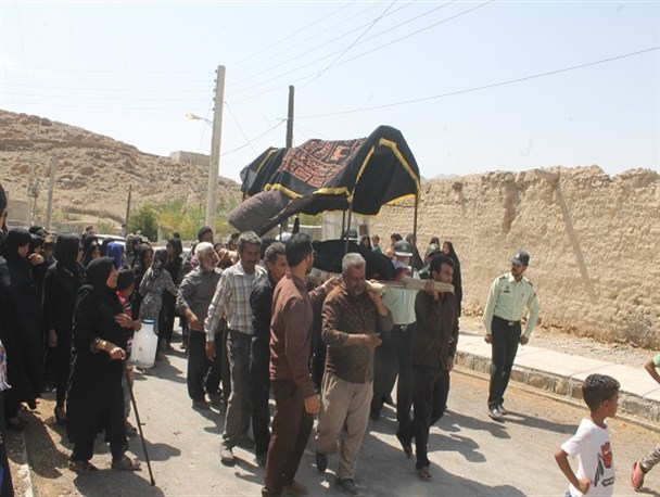 مادر شهید خداداد آبسالان به فرزند شهیدش پیوست+تصاویر