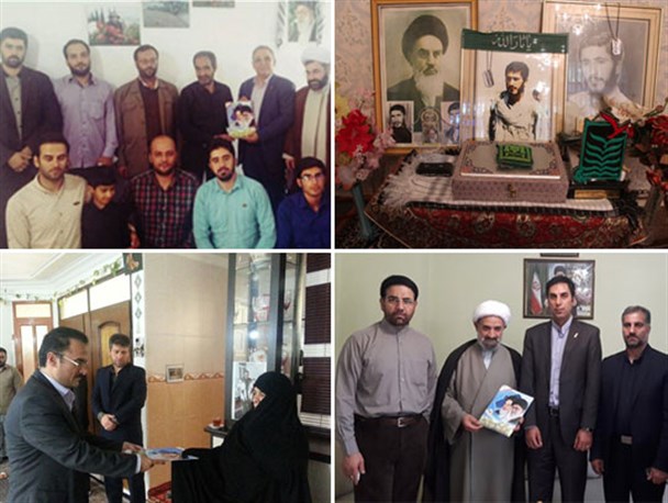 دیدار همزمان روسای دانشگاه های اردبیل با 8 خانواده شهید دانشجو و مدافع حرم