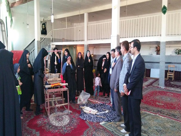 بازدید معاون گردشگری اداره کل میراث فرهنگی و گردشگری خراسان شمالی از روستای طبر