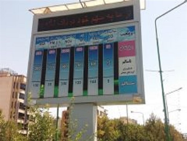 وضعیت کیفی هوای اصفهان سالم است