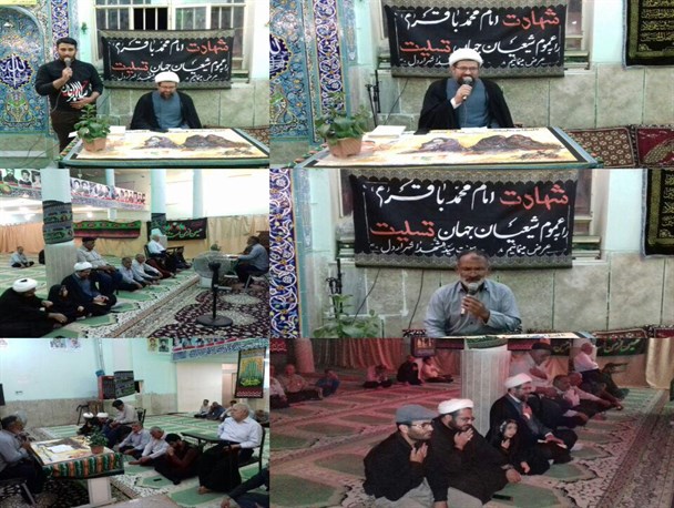 برگزاری مراسم عزاداری به مناسبت شهادت امام محمد باقر(ع) در اردل + تصاویر