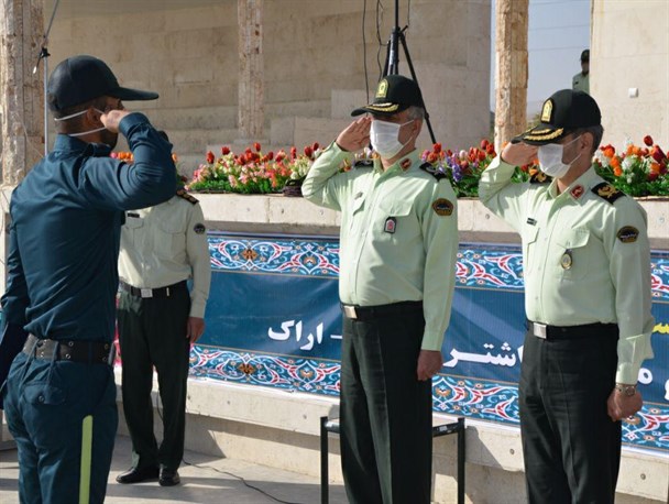 مراسم تحلیف در آموزشگاه علمی تخصصی مالک اشتر ناجا اراک